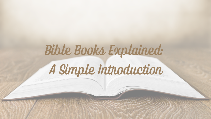 Bible Books Explained: A Simple&nbsp;Introduction