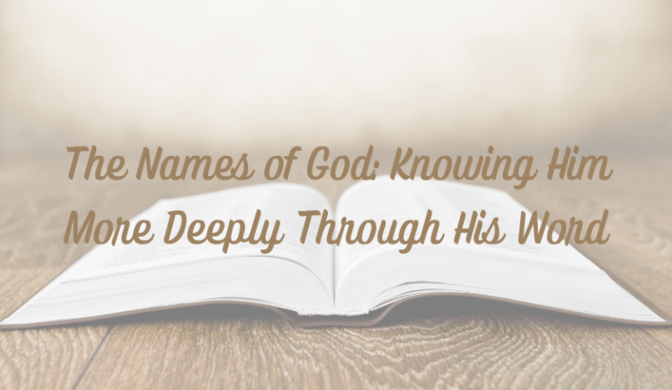 The Names of God: Knowing Him More Deeply Through His&nbsp;Word